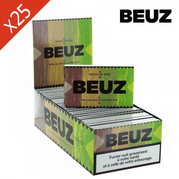 Carnets BEUZ Brown Non Blanchis Ultra Fin x25