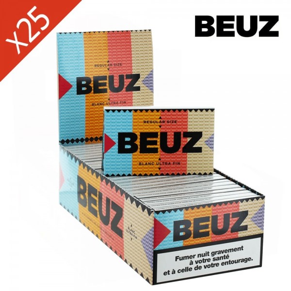 Carnets Beuz Regular x25 Blanc Ultra Fin